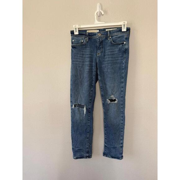 Pilcro Denim - Pilcro by Anthropologie jeans slim boyfriend jeans size 26
